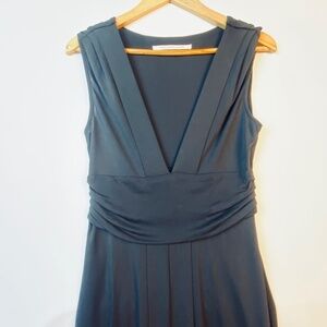 Diane von Furstenberg DVF dress sz 8 cocktail party sleeveless midi Luxe Sexy